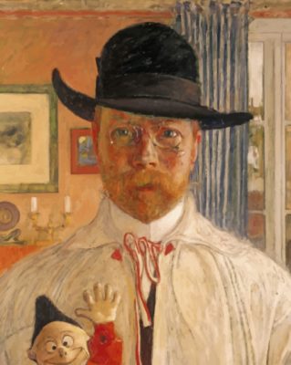 Carl Larsson Self Portrait Paint by numbers