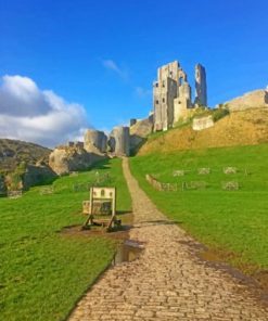 Dorset Castle Paint by numbers