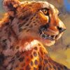 Cheetah Art Paint by numbers