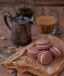 Coffee And Macaroons paint by numbers