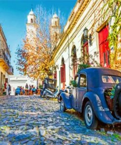 Colonia Uruguay Header Paint by numbers