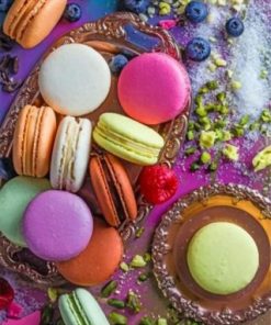 Colorful Macaroons Paint by numbers
