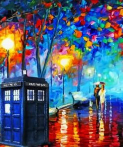 Romantic Evening Walk Paint by numbers