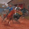 Cowboys Western Art Paint by numbers