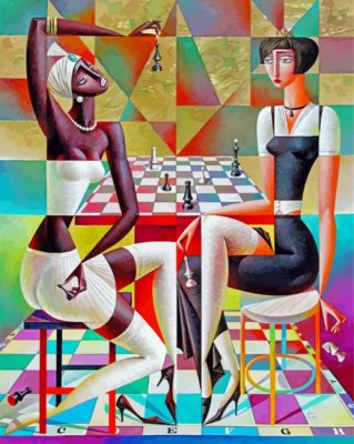 Cubism Art Paint by numbers