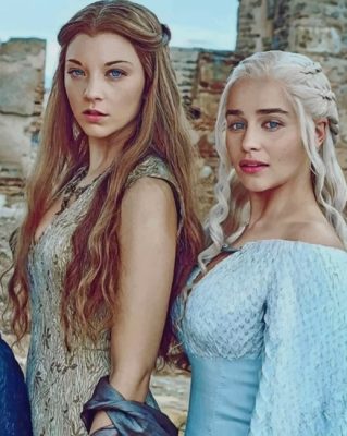 Daenerys And Margaery Tyrell Paint by numbers