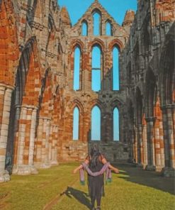 Whitby Abbey Paint by numbers