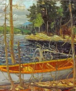 Vintage Boat Paint by numbers