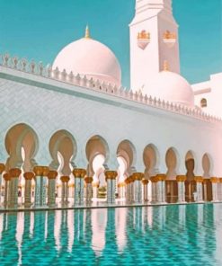 Sheikh Zayed Abu Dhabi Paint by numbers