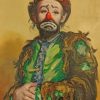 Sad Clown Emmett Kelly Paint by numbers