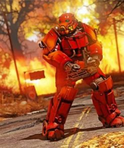 Fallout Gaming paint by numbers