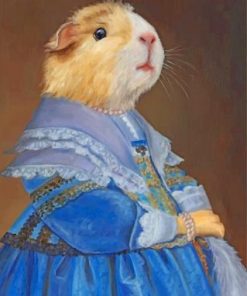 Classy Guinea Pig Paint by numbers