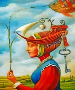 Fantastic Weird Woman Paint by numbers