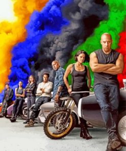 Fast And Furious 9 Paint by numbers