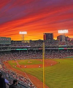 Fenway Park Boston paint by numbers