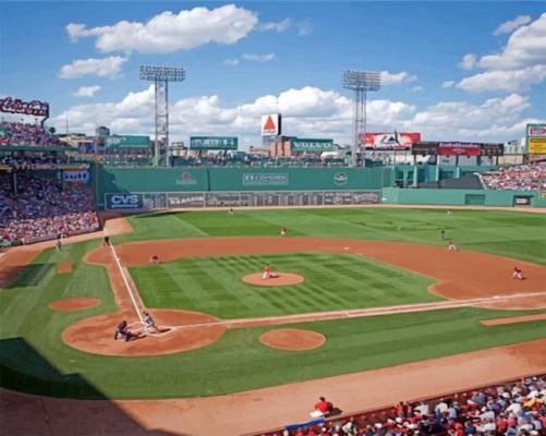 Fenway Park paint by numbers