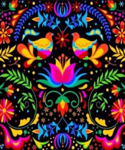 Folk Art Mexican paint by numbers