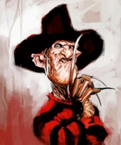 Freddy Krueger Paint by numbers