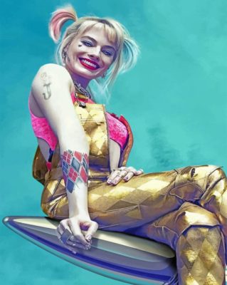 Herley Quinn Birds Of Prey Paint by numbers