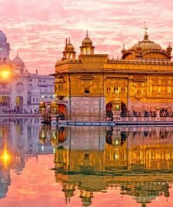 Harmandir Sahib India Paint by numbers
