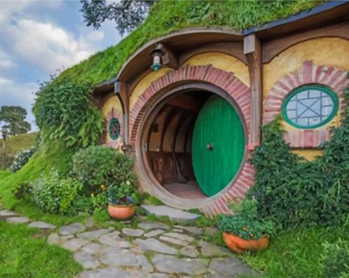 Hobbit Hole Paint by numbers