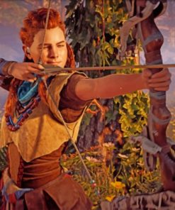 Horizon Zero Dawn Aloy Paint by numbers