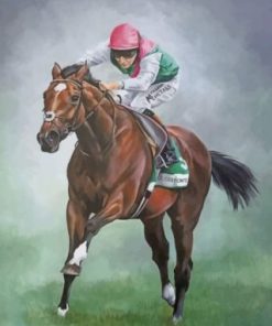 Horse Race paint by numbers
