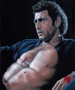Ian Malcolm Jurassic Park Paint by numbers