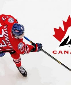 Ice Hockey Sport Paint by numbers