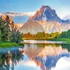 Jackson Hole Lake Paint by numbers