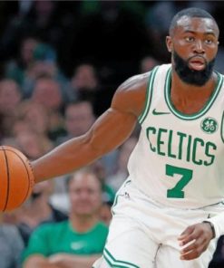Jaylen Brown Celtic Paint by numbers