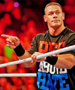 John Cena Paint by numbers