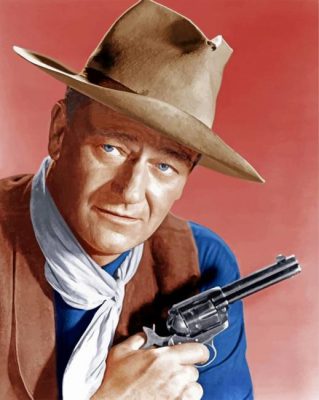 John Wayne Paint by numbers