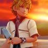 Roxas Kingdom Hearts Paint by numbers