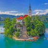Lake Bled Paint by numbers