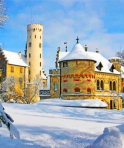 Lichtenstein Castle Paint by numbers