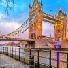 Aesthetic London Bridge Paint by numbers
