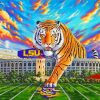 Lsu Tigers Illustration Paint by numbers