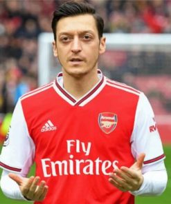 Mesut Ozil Arsenal Paint by numbers
