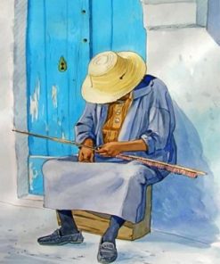 Moroccan Old Man Paint by numbers