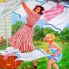 Mother And Daughter Paint by numbers