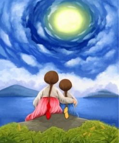Mother And Daughter Paint by numbers