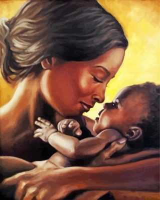 Mother And Son Paint by numbers