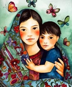 Mother And Son Paint by numbers