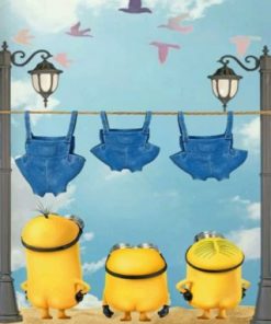 Naked Minion Paint by numbers