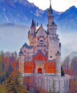 Neuschwanstein Castle Paint by numbers