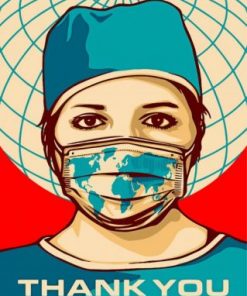 Nurse Hero Paint by numbers