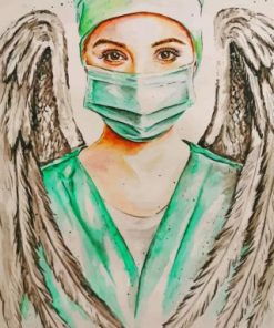 Angel Nurse Paint by numbers