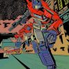 Optimus Prime Animation paint by numbers