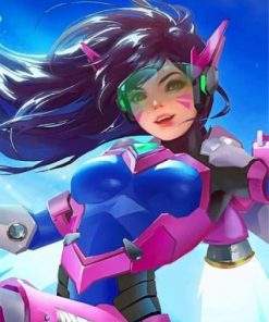 Overwatch Character Paint by numbers